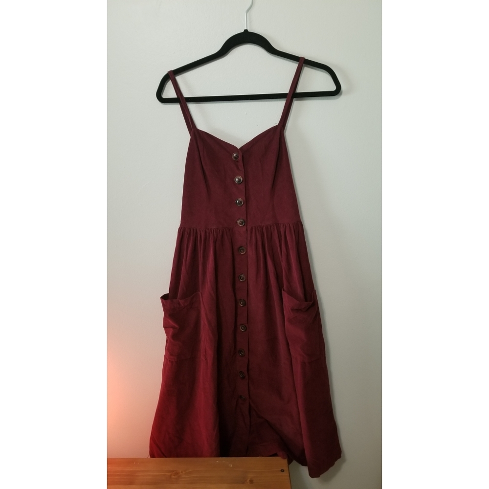Urban Outfitters Burgundy Dress
